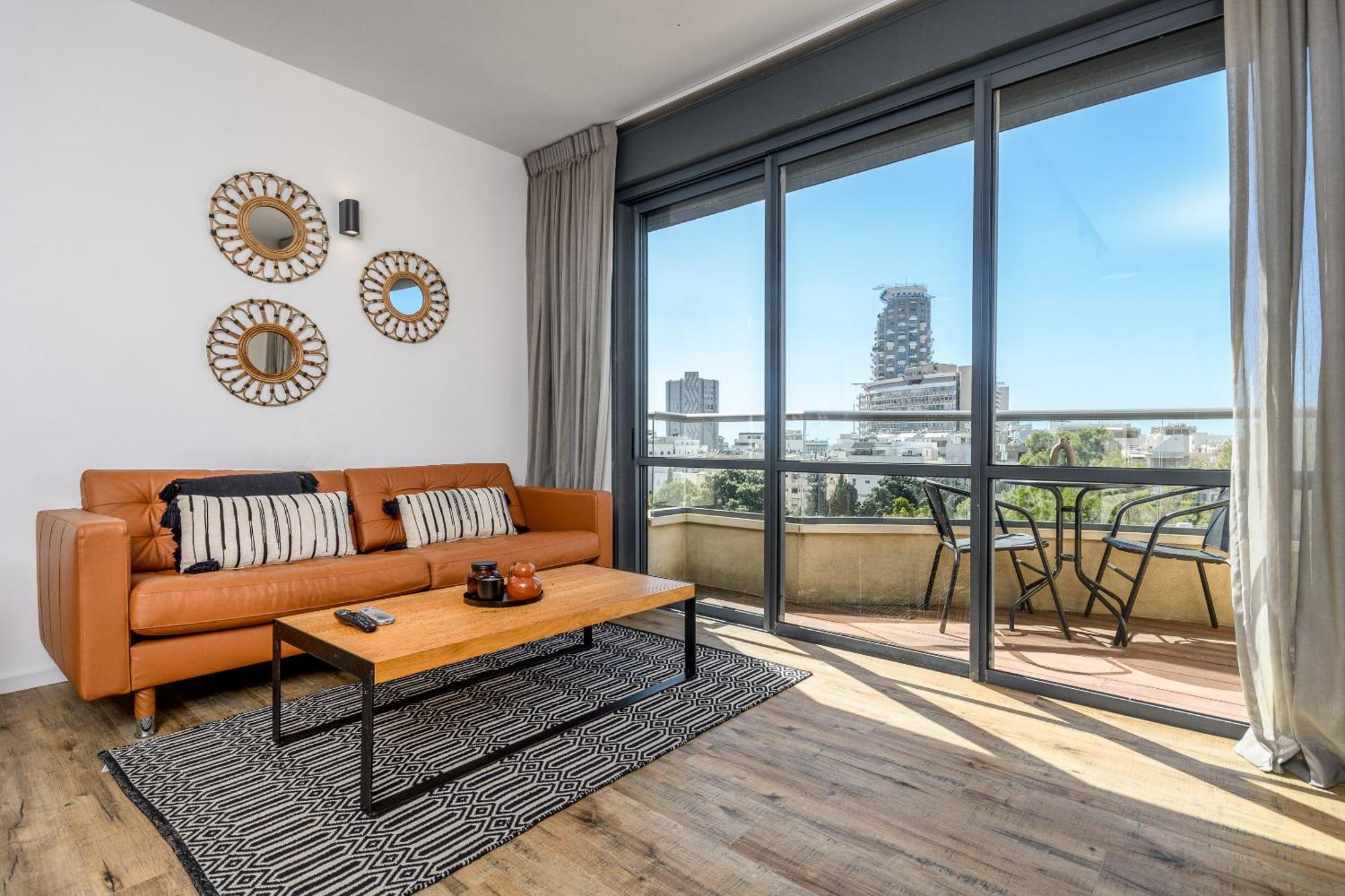 Modern & Sunny 1 Bdr W Balcony And Parking Lejlighed Tel Aviv Eksteriør billede